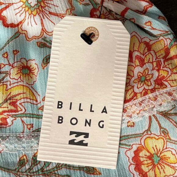 Billabong Just For You Cami Top, Adjustable Strap, Crop, Tropical. Large. NWT! - Picture 10 of 16